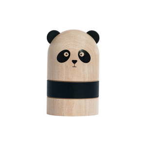 Skarbonka z bukowego drewna OYOY Panda