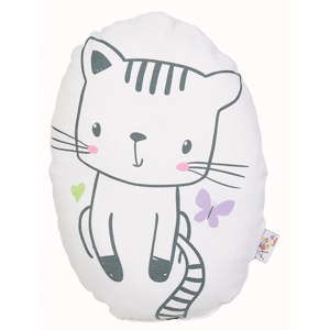 Poduszka dziecięca z domieszką bawełny Apolena Pillow Toy Cute Cat, 30x22 cm