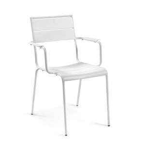 Białe wodoodporne krzesło La Forma Allegian