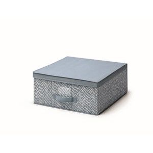 Niebieskie pudełko z pokrywką Cosatto Tweed, szerokość 45 cm
