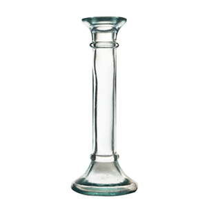 Szklany świecznik ze szkła z recyklingu Ego Dekor Party Light, wys. 20 cm