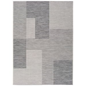 Szary dywan odpowiedni na zewnątrz Universal Cork Squares, 155x230 cm