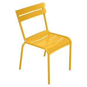 Żółte krzesło ogrodowe Fermob Luxembourg
