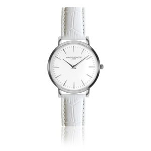 Zegarek z białym skórzanym paskiem Annie Rosewood Elsa
