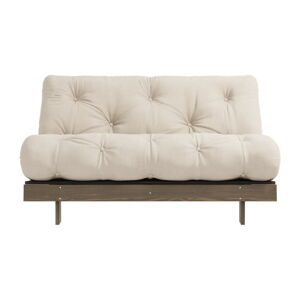 Beżowokremowa rozkładana sofa 140 cm Roots – Karup Design