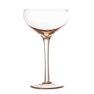 Jasnoróżowy kieliszek do szampana Bloomingville Champagne Glass