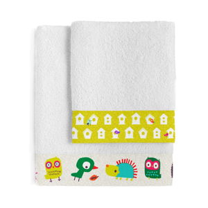 Zestaw 2 dziecięcych bawełnianych ręczników Moshi Moshi House