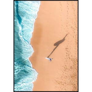 Plakat Imagioo Surfer On The Beach, 40x30 cm