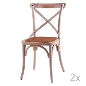 Zestaw 2 krzeseł drewnianych sømcasa Ariana