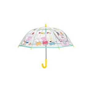 Przezroczysty dziecięcy parasol odporny na wiatr Ambiance Peppa Pig, ⌀ 64 cm
