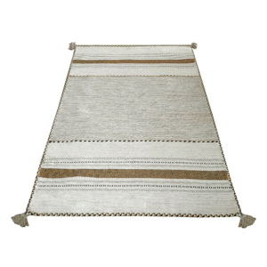 Beżowy bawełniany dywan Webtappeti Antique Kilim, 70x140 cm