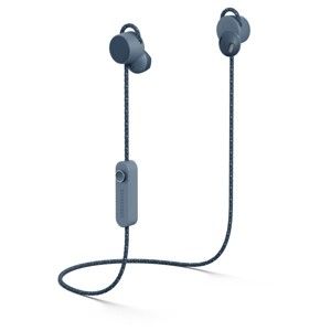 Niebieskie douszne słuchawki bezprzewodowe Bluetooth Urbanears JAKAN Slate Blue