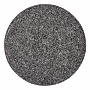 Ciemnoszary dywan zewnętrzny NORTHRUGS Almendro, Ø 160 cm