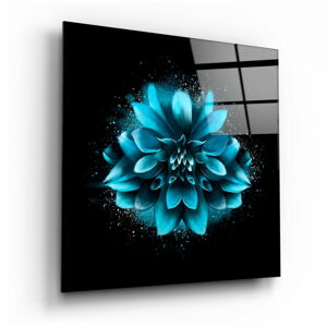 Szklany obraz Insigne Blue Flower, 40x40 cm