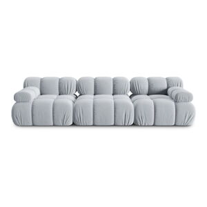 Jasnoniebieska aksamitna sofa 282 cm Bellis – Micadoni Home