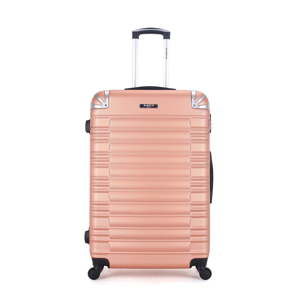 Różowa walizka podróżna na kółkach Bluestar Lima, 64 l