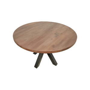Okrągły stół z blatem z drewna mangowca HMS collection, ⌀ 130 cm