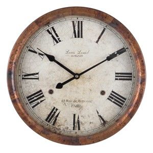 Zegar ścienny Clayre & Eef Hernie, ⌀ 36 cm