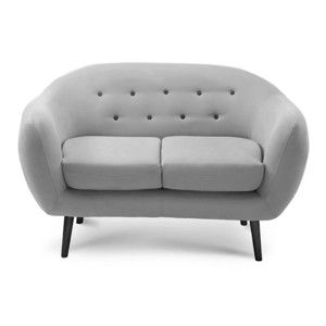 Szara sofa 2-osobowa Scandi by Stella Cadente Maison Constellation