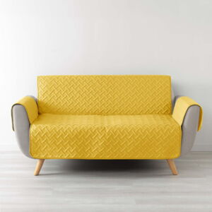 Żółty ochronny pokrowiec na sofę 4-osobowy Lounge – douceur d'intérieur
