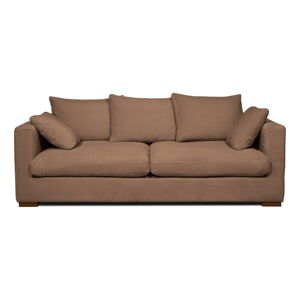 Jasnobrązowa sztruksowa sofa 220 cm Comfy – Scandic