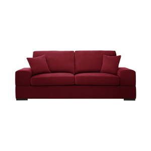Czerwona rozkładana sofa 3-osobowa Jalouse Maison Dasha