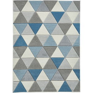 Niebieskiszary dywan Think Rugs Matrix, 160x220 cm