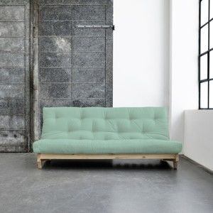 Sofa rozkładana Karup Design Fresh Natural Clear/Mint