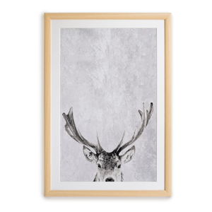 Obraz w ramie Surdic Deer, 35 x 45 cm