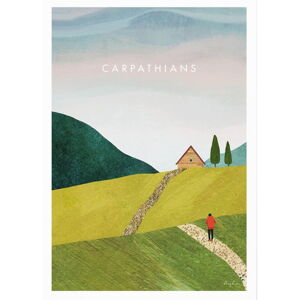 Plakat 30x40 cm Carpathians – Travelposter
