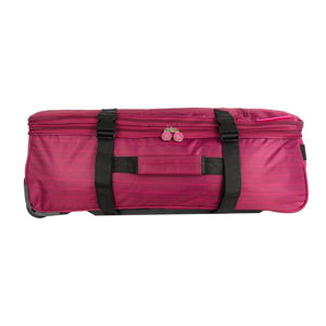Różowa torba podróżna na kółkach Lulucastagnette Rallas, 91 l