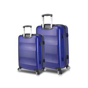 Zestaw 2 niebieskich walizek na kółkach z USB My Valice LASSO Large & Medium