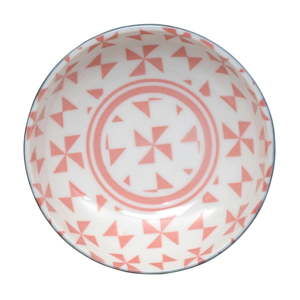 Różowa miska Tokyo Design Studio Geo Eclectic, 9,5 x 3 cm