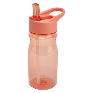 Pomarańczowa butelka ze słomką Addis Bottle Coral, 500 ml