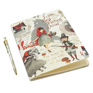 Zeszyt w formacie A5 64 str. z długopisem Little Red Riding Hood – Kartos