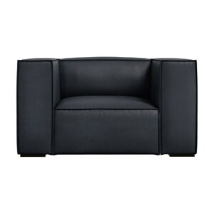 Czarny skórzany fotel Madame – Windsor & Co Sofas