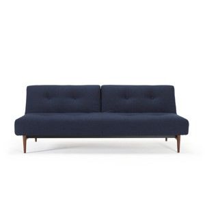 Niebieska sofa rozkładana Innovation Buri