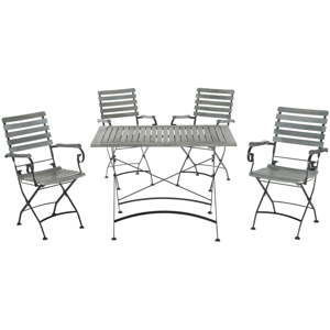 Stół i 4 krzesła ogrodowe Lawndale