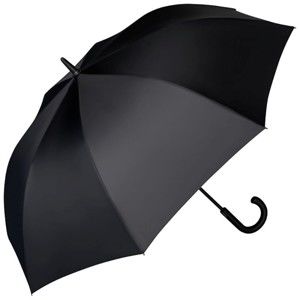 Czarny parasol Von Lilienfeld Leo, ø 114 cm