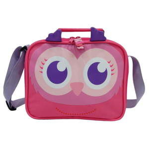 Różowa dziecięca torba z paskiem na ramię Bagtrotter Owl