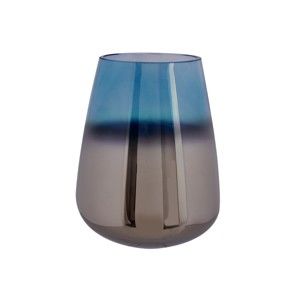 Niebieski wazon szklany PT LIVING Oiled, wys. 23 cm