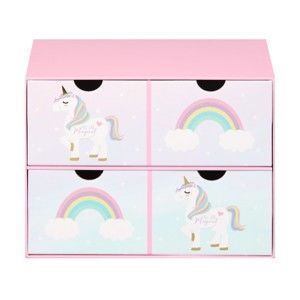 Pudełko z 2 szufladkami Just 4 Kids Unicorn Magic Keepsake Box
