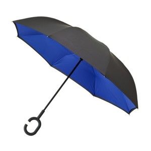 Czarno-niebieski parasol Ambiance Rever, ⌀ 107 cm