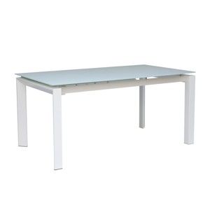 Biały stół rozkładany sømcasa Selena, 160 x 90 cm