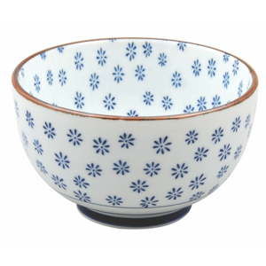 Niebieska porcelanowa miska Tokyo Design Studio Flower, 500 ml