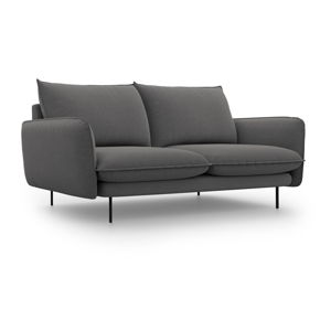 Ciemnoszara sofa Cosmopolitan Design Vienna, 160 cm
