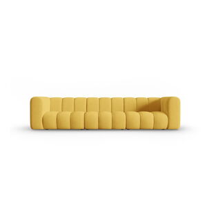 Żółta sofa 318 cm Lupine – Micadoni Home