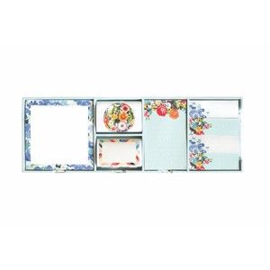 Zestaw karteczek samoprzylepnych na notatki Portico Designs Bleu Floral