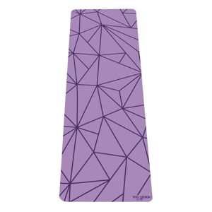 Fioletowa mata do jogi Yoga Design Lab Geo Lavender, 5 mm