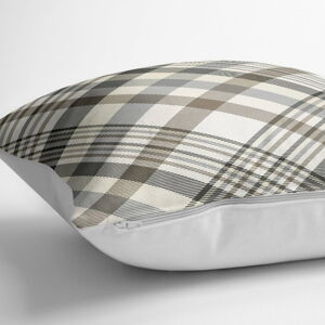 Poszewka na poduszkę z domieszką bawełny Minimalist Cushion Covers Checkered, 70x70 cm